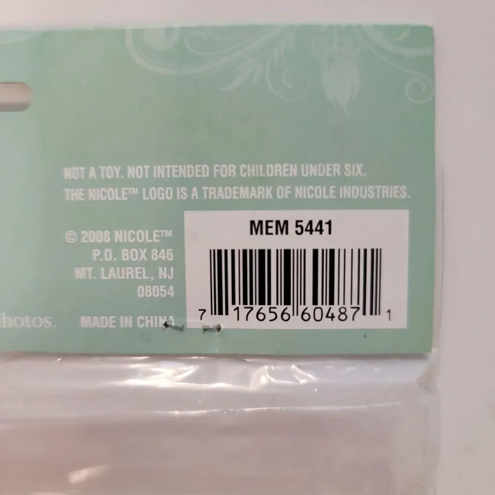 Nicole Build a Memory BABY Clear Acrylic Album MEM 5411 NEW